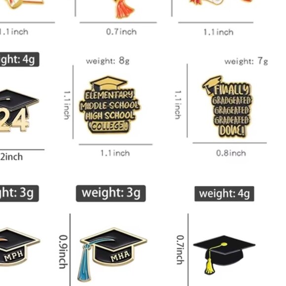 GRAD - Enamel Pin - Picture 3 of 6